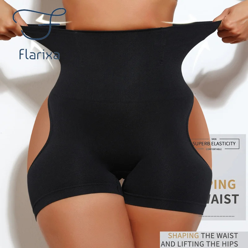 FLARIXA 123Pcs Shapewear Butt Lifter Seamless Women High Waist Slimming Panty Tummy Control Knickers Pant Briefs Body Shaper 251029
