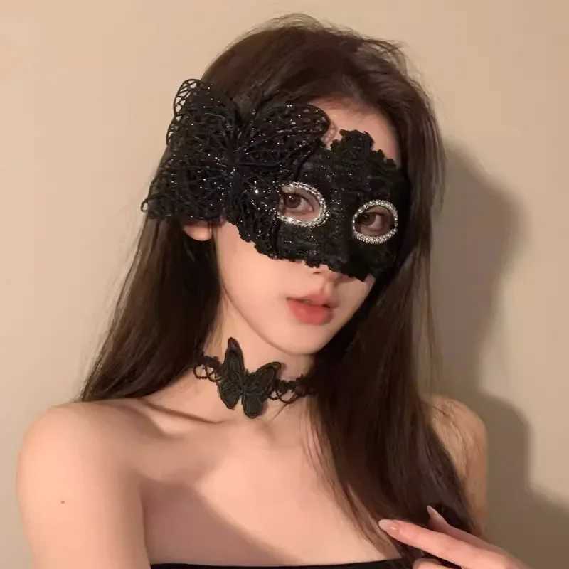 Butterfly Lace Sexy Black Mask Women Masquerade Mask Venetian Party Eye Mask Carnival Fancy Dress Costume Cosplay Party DecorW251029