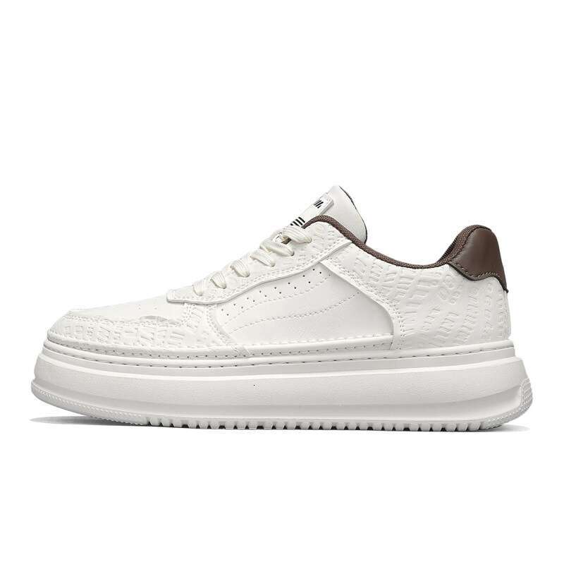 Men's Autumn 2025 New Fashion Soft Sole Shock Absorption Breathable Sports Casual Trendy Versatile White Shoes