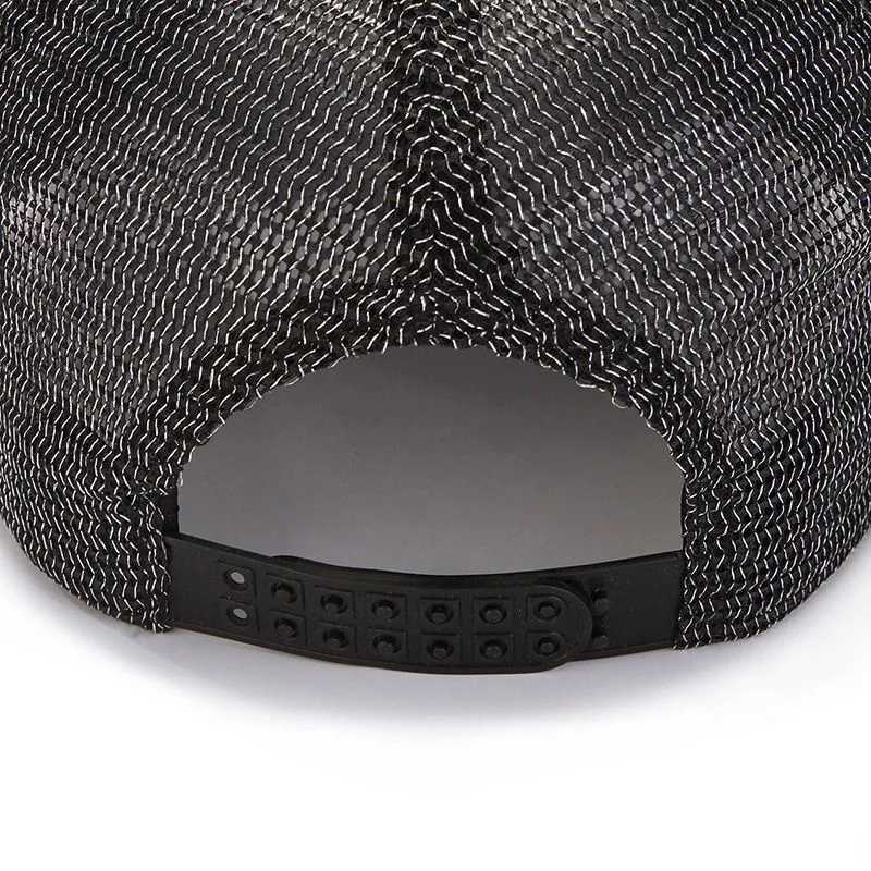 Summer Mesh Breathable Net Hat for Men and Women Casual Sun Protection Hat Adjustable Soft Top Baseball Cap for YouthW251029