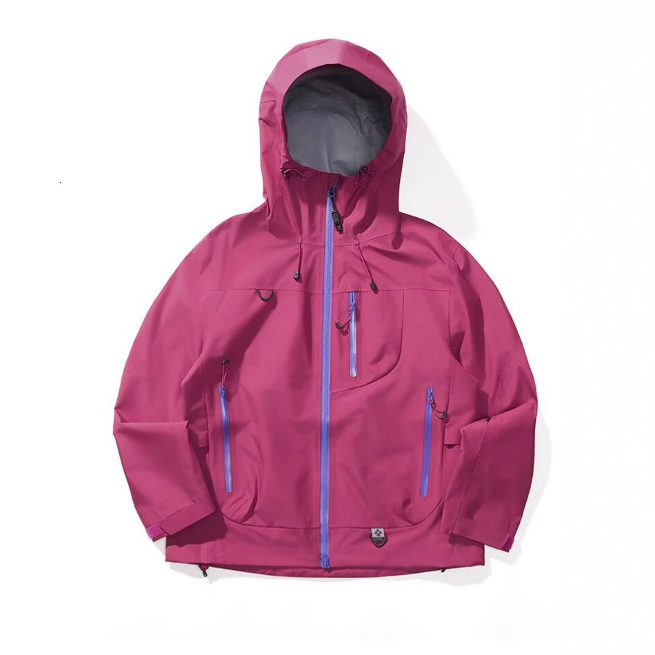 Mountain Style Outdoor Functional Soft Shell Jacket Men's Autumn Designer Jacket Trendy Brand New American Dopamine Hiking Jacket