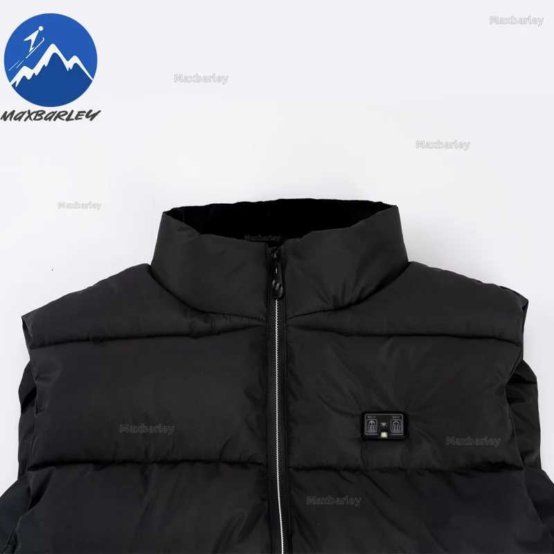 2025 Heated Vest Mens Winter Selfheating Clothing USB Smart Technology Infrared Heating Sleeveless Jacket Snowboard Waistcoat W251029