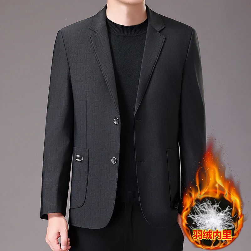 highquality mens fashionable and stylish casual down suits for autumn winter 80mm versatile jackets 251028