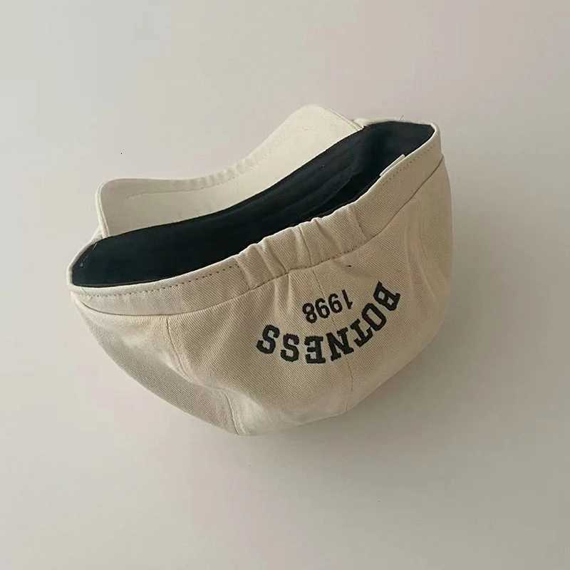 Solid Color Kids Beret Hat Embroidered Letter Baby Newsboy Cap Casual Boys Girls Sunshade Forward Hat251028