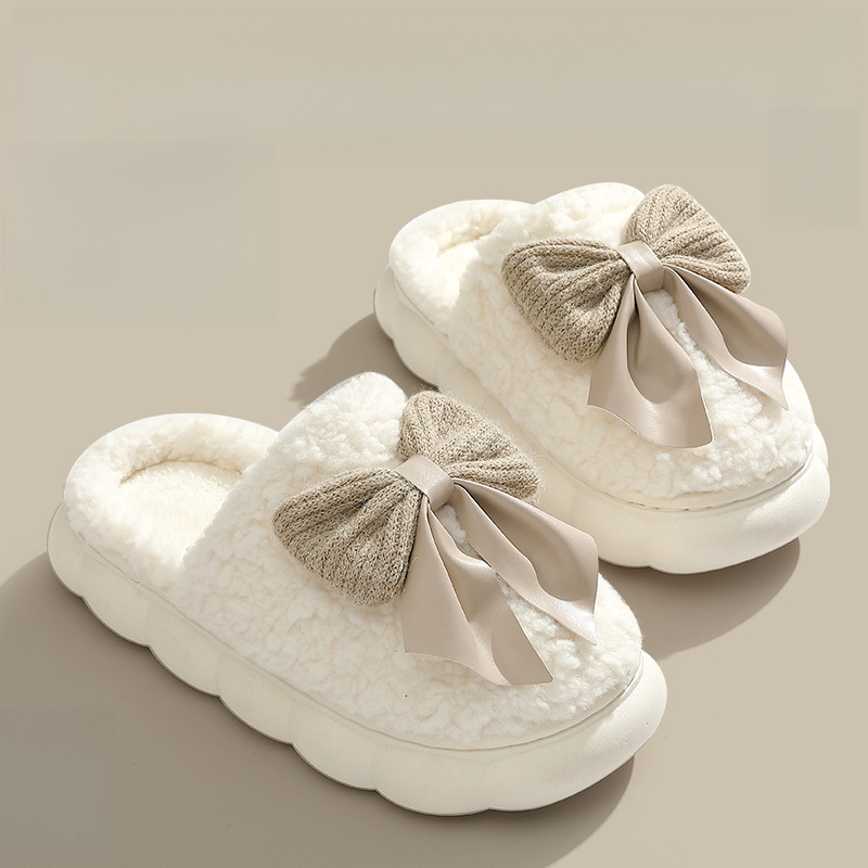 Designer cotton slippers for women, thick-soled for autumn and winter, home, indoor, warm and anti-slip, couple, men, wholesale of wool cotton slipper