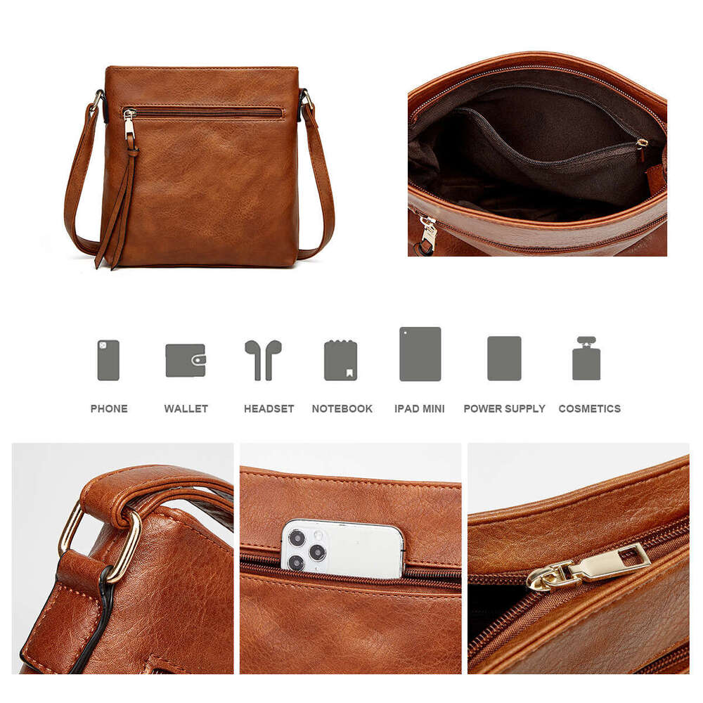 New Fashion Soft Leather Large Capacity Women's Tote Mother Bag