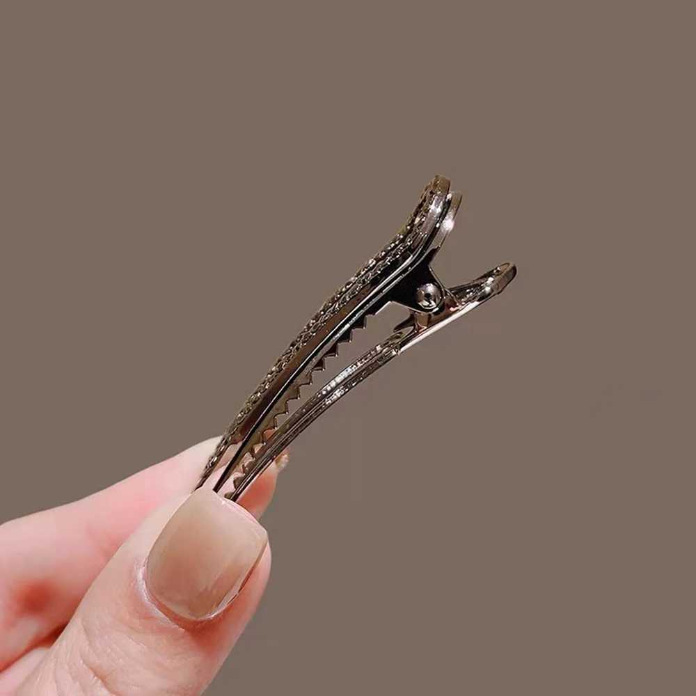 Trendy Handmade Pearl Hair Clip Women Girl Shiny Rhinestones Hairpin Hair AccessoriesW251028