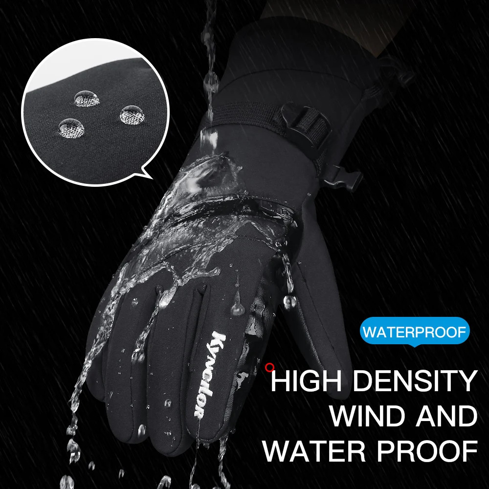 Ski Gloves Touch Screen Snowboard Snowmobile Motorcycle Riding Winter Windproof Unisex Skiing 251013