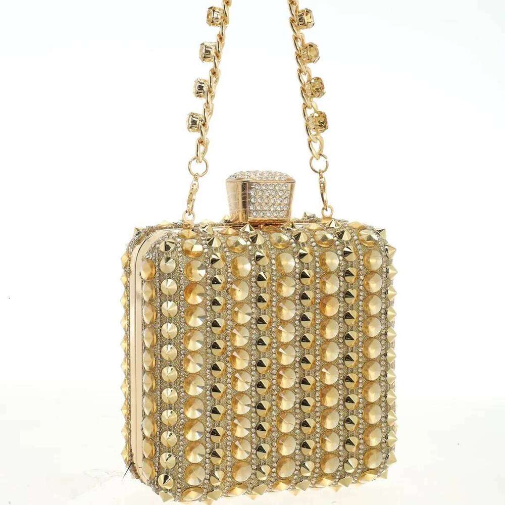 Designer Bags Women Evening Handbag Dias Statement Glass Crystal Clutches Elegant Ornate Bridal Wedding Party Purses Bag Luxury Bag