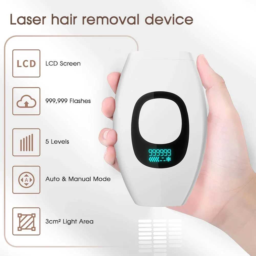 999999 Flashes Bikinis IPL Pulses Epilator Painless Laser Hair Removal Facial Professional Depilator Devices LCD Display J251117