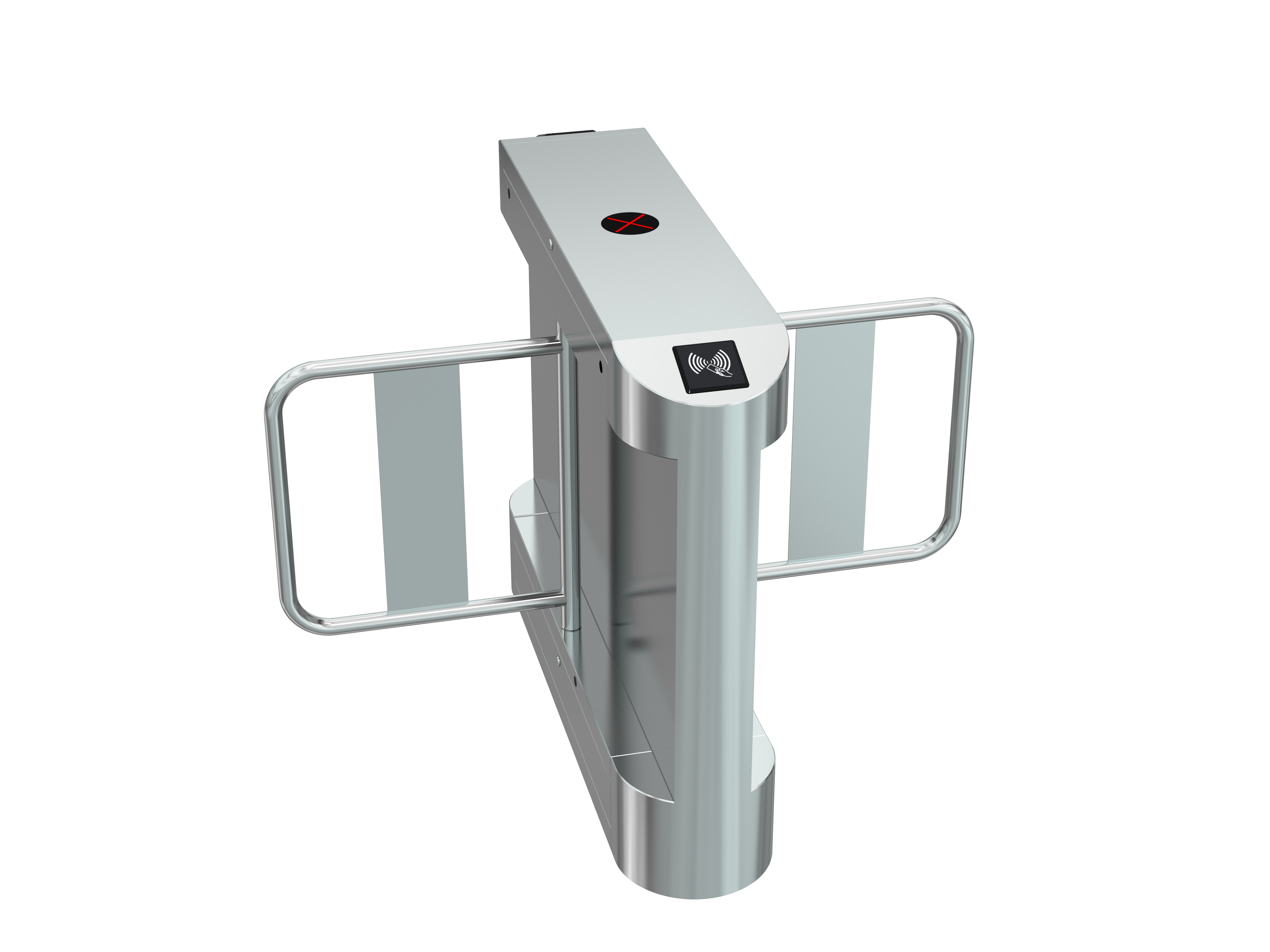 Smart Swing Gate Access Control with Card Recognition, Intelligent Record & Fast Passage, Bi-Directional Turnstile for Office/Commercial Security-NO15