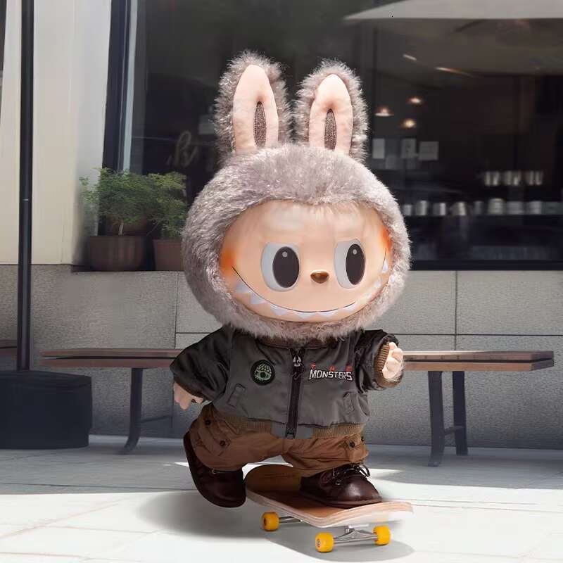 Labubu Blind Box The MONSTERS JUMP For JOY Vinyl Face Plush Doll Kawaii Figure Toys Mystery Boxes Anime Doll Collection Model Toys