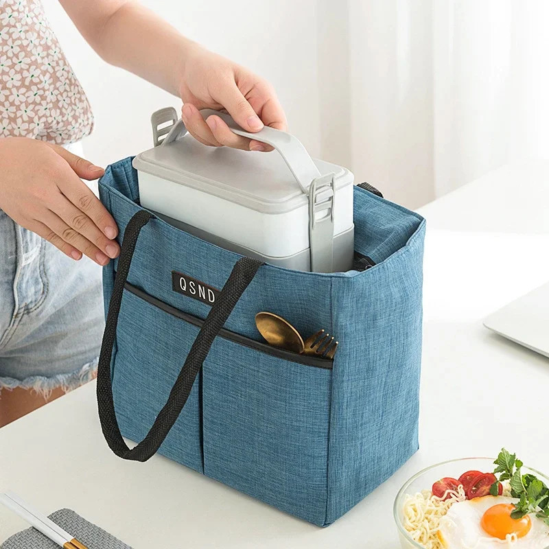 Lunch Thermal Bag Large Capacity School Picnic Food Tote Portable Insulated Cooler Storage Bags for Women Shopper Handbags 251029
