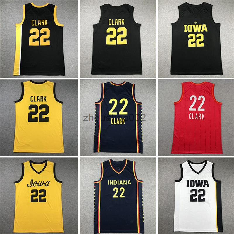 Caitlin Clark 22 Iowa Hawkeyes Basketball Jersey UIowa Stitched Jersey Wear
