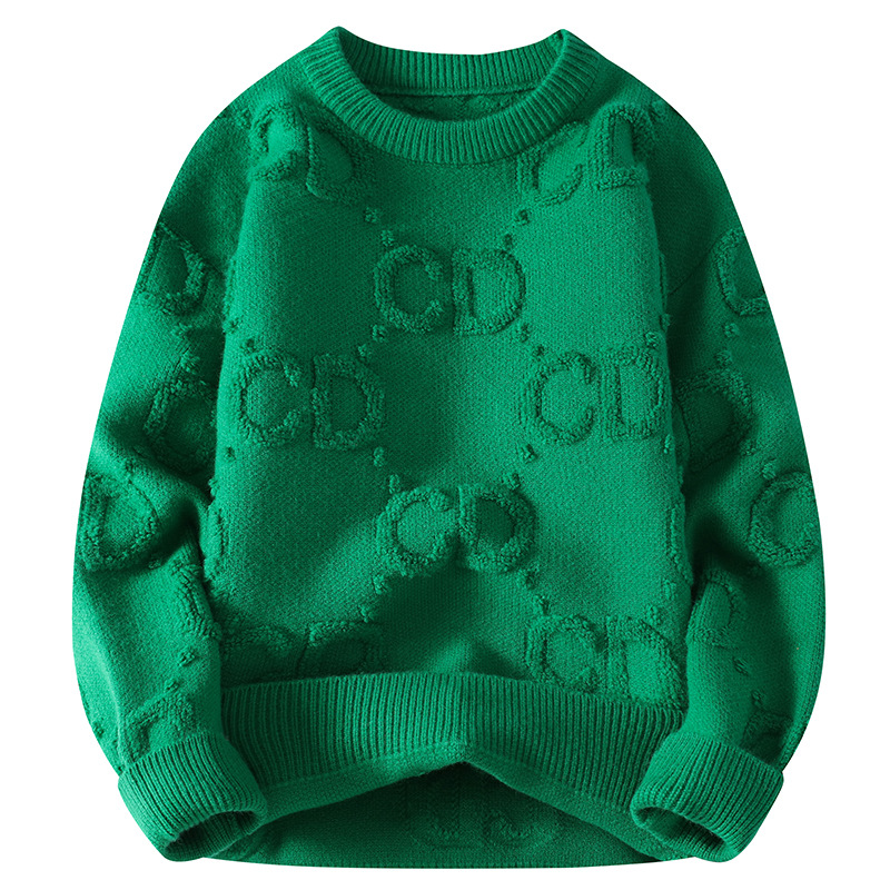 Designer Men's Sweaters New Winter Thick Warm Cashmere Sweater Mens High end Luxury Mens Christmas Parachute Korean Harajuku Mens Pulling Sweater