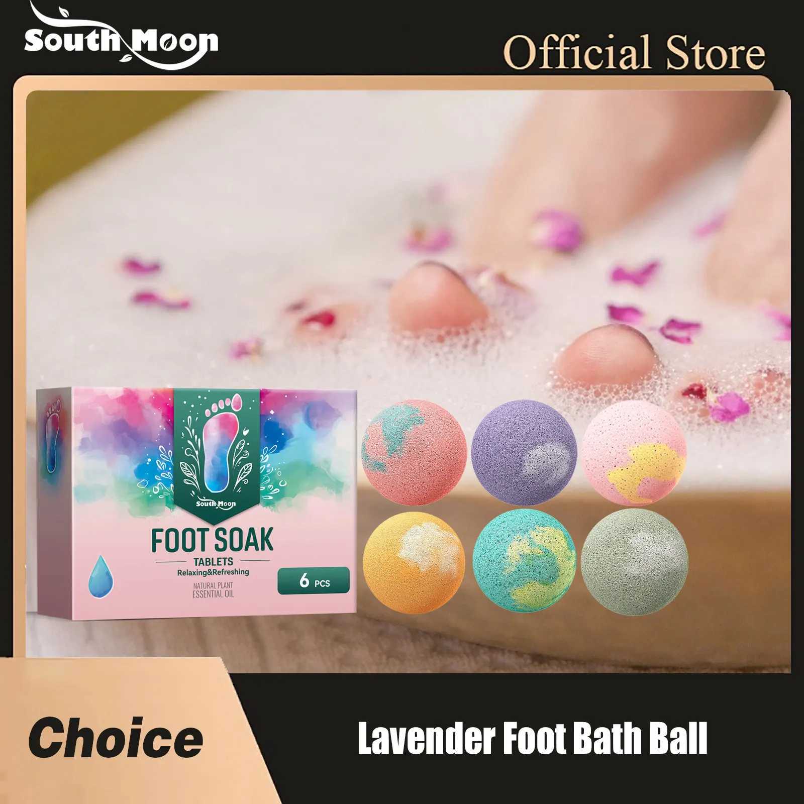 Lavender Foot Bath Ball Bubble SPA Long Lasting Fragrance Relaxing Scent Repair Dryness Deep Clean Body Stress Relief Bath Balls L251029