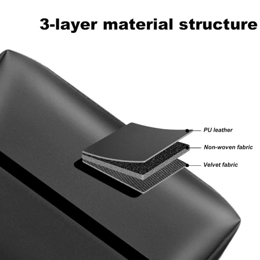 Car Tissue Box Sunshade Seat Backrest Suspension Tissue Box Car Armrest Box Tissue Storage Box With Fix Strap Car Storage 251029