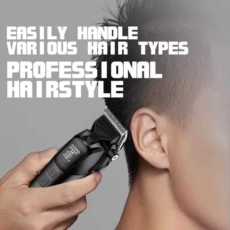 Kemei KM1858 10W Barber Professional Electric Hair Clipper DLC Blade Trimmer Cordless USB Charging Rechargeable Hair Clippers M251029