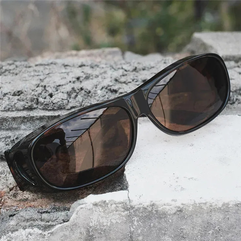 Polarized Sunglasses Fit Over Eye Glasses Driving Wrap Shield Goggles Fishing Sports Night Vision 251013