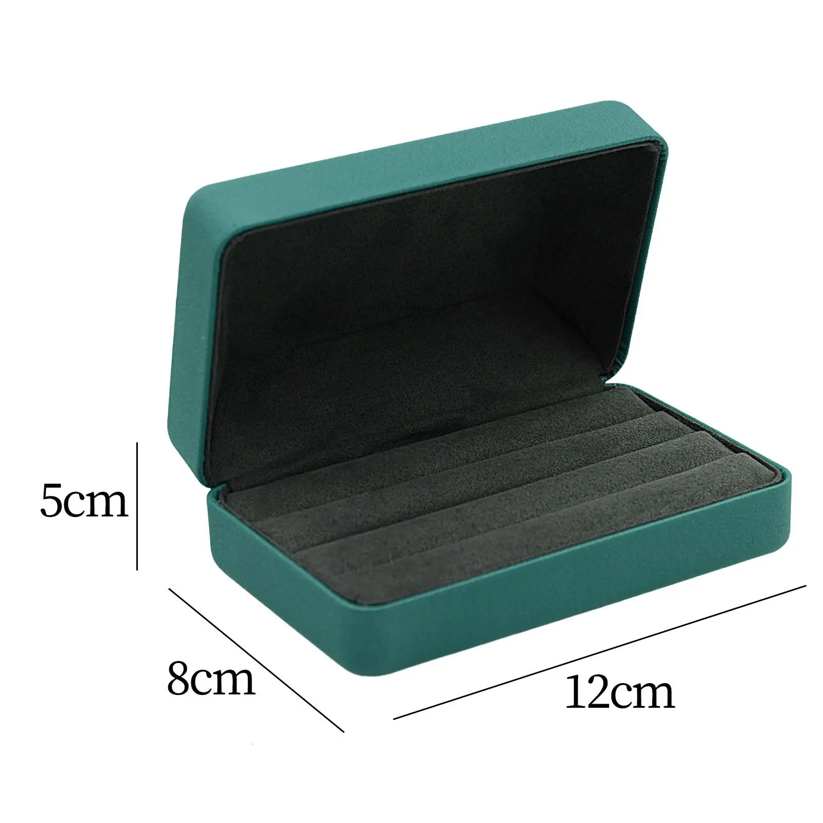 Ring Organizer Box Tray Stylish Jewelry Display Case Storage for Women Lady Multiple Rings Cufflinks 251013
