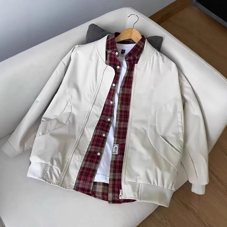 American Style Casual Trendy Brand Baseball Designer Jacket Jacket For Men Spring And Autumn Design Loose Fit Workwear Jacket For Men