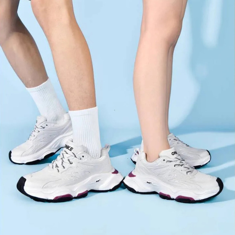 ONKE Shoes Men & Women New Autumn Thick-Soled Height-Increasing Casual Sports Shoes Fashionable Versatile Breathable Mesh