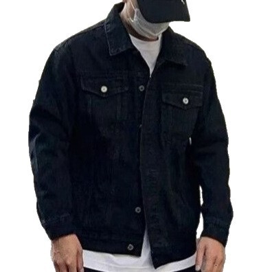 Autumn New Men's Denim Designer Jacket Jacket Trendy Loose American Style Washed High Street Casual Jacket Plus Size Men