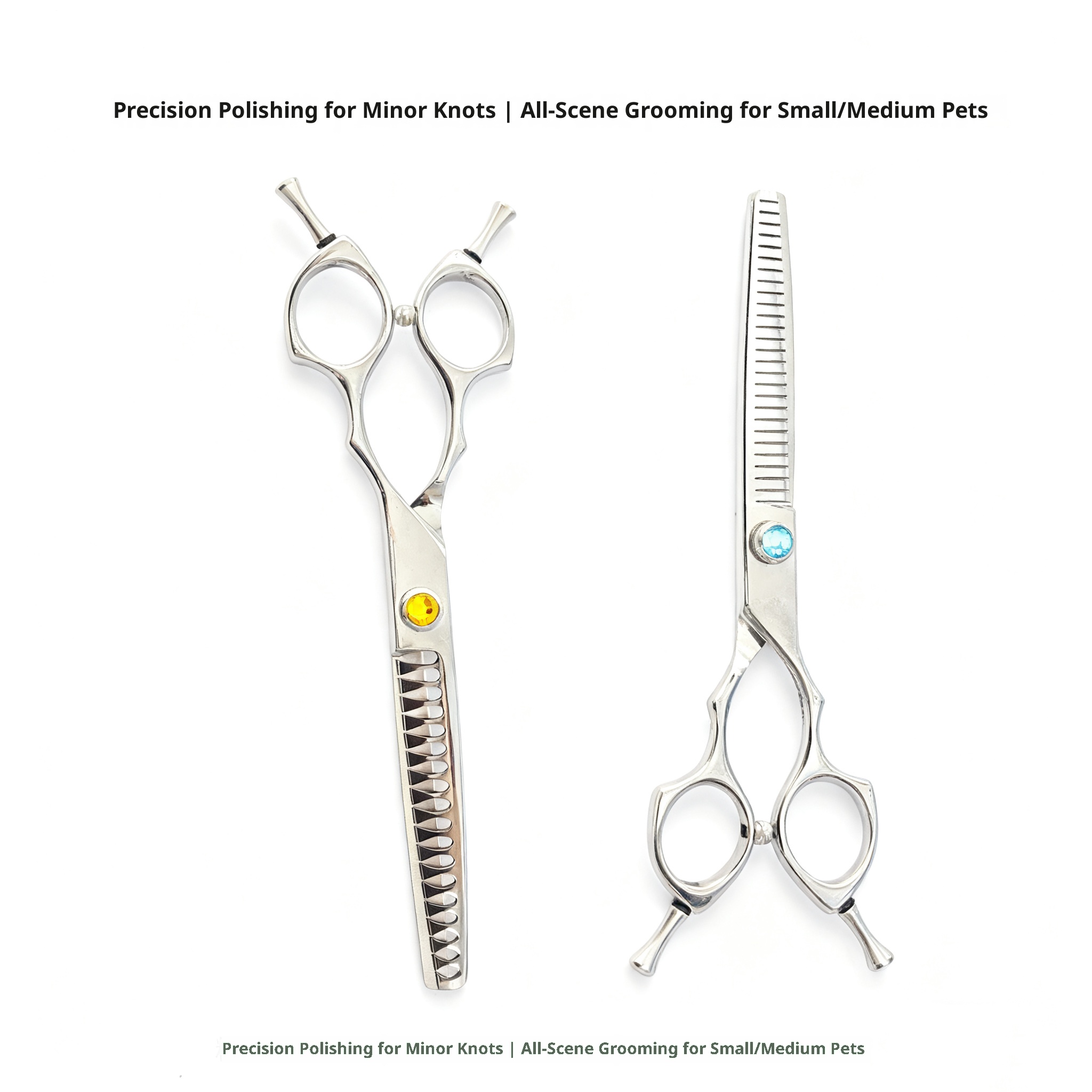 Professional-Grade Pet Grooming Scissors Dog Hair Trimming Tool Specialized for Poodle and Bichon Frise Groomer's Fluffy Scissors Set