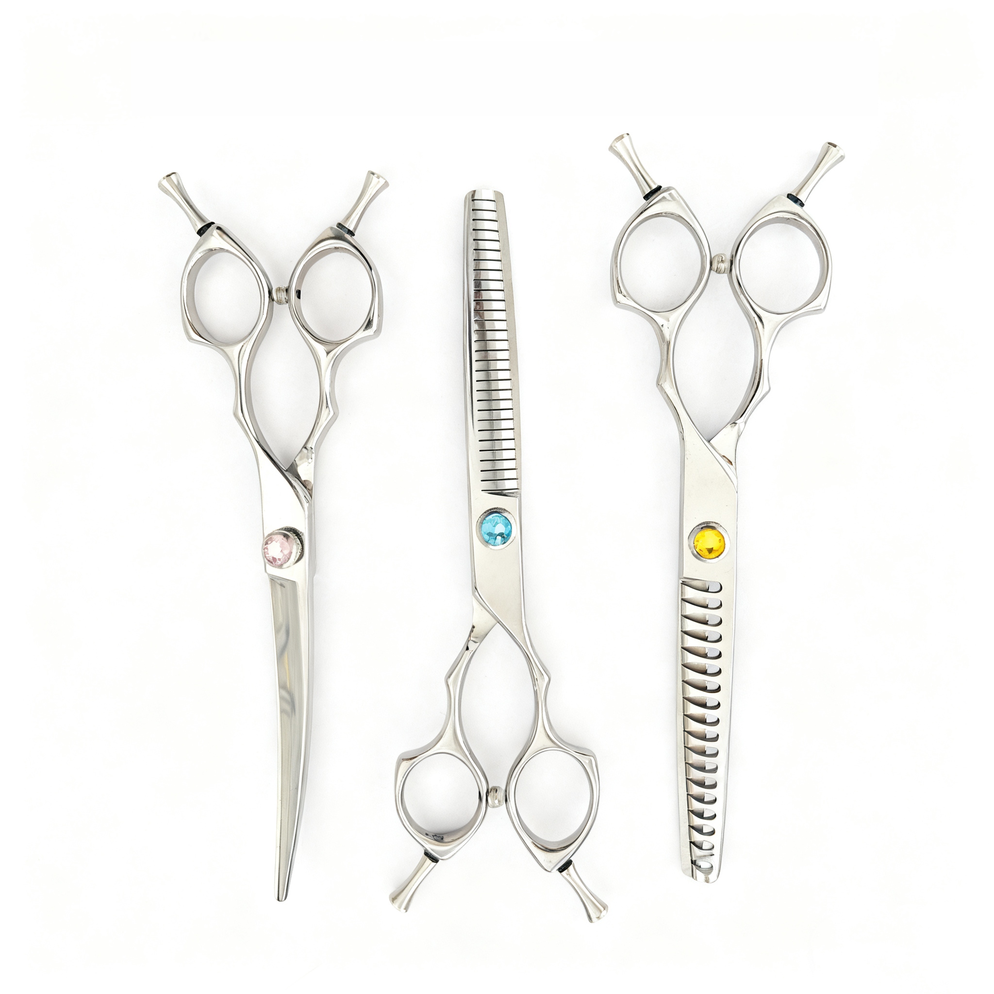 Professional-Grade Pet Grooming Scissors Dog Hair Trimming Tool Specialized for Poodle and Bichon Frise Groomer's Fluffy Scissors Set