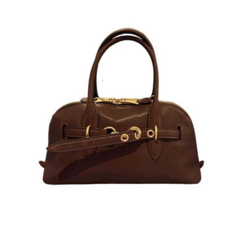 Luxurious Coffee Brown Handbag Wen Leather Belt Large Capacity Shell Shoder Bag Ladies High End Cmute Luxury Crossbody Bag New1 D251029