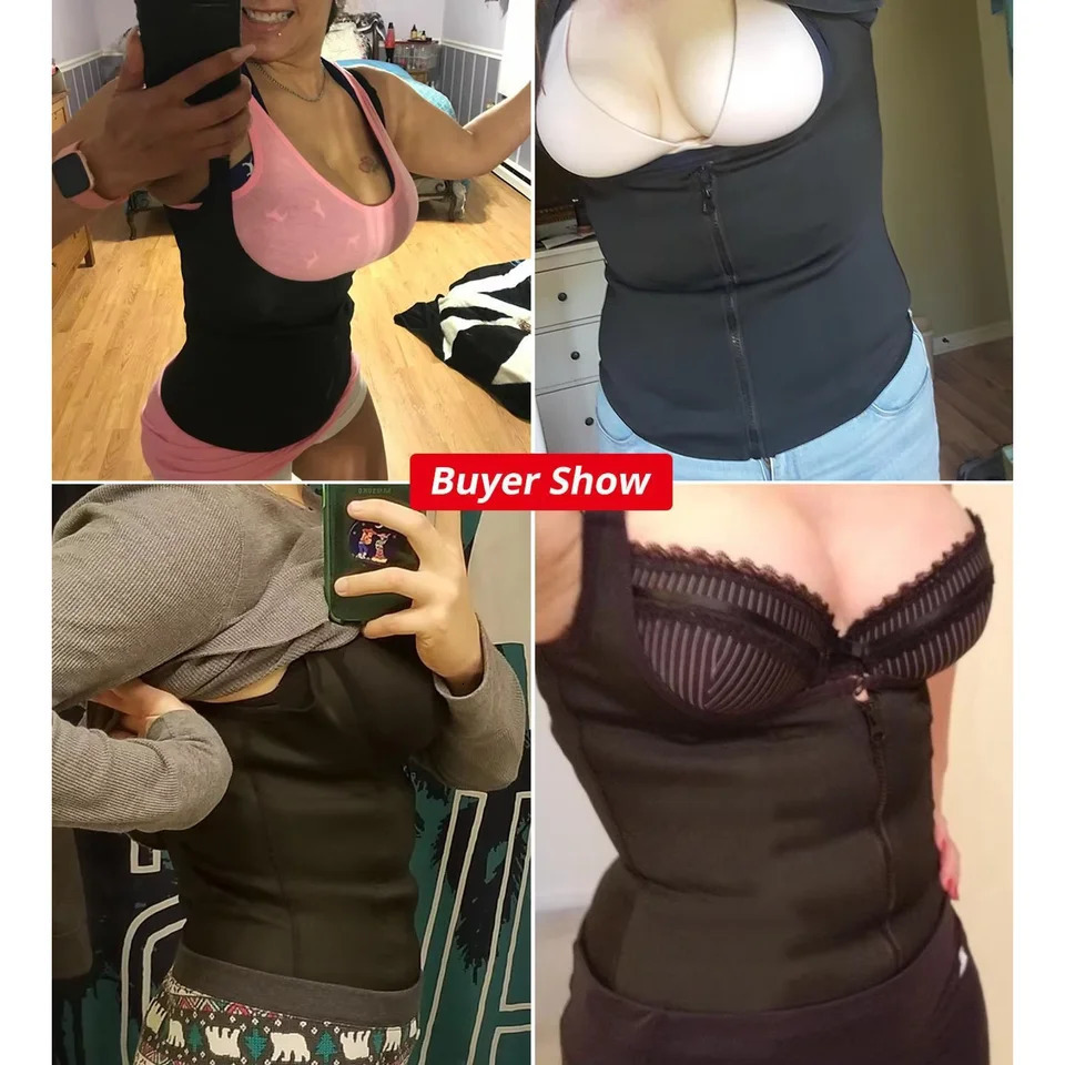 Sweat Waist Trainer Vest Slimming Corset for Weight Loss Body Shaper Sauna Suits Compression Shapewear Belly Girdles Tank Tops 251029