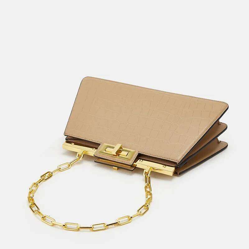 New Trendy Niche Women s Handbag Fashionable Versatile Single Shoulder Underarm Bag Hard Leather Hip Hop Style