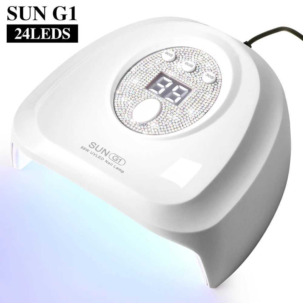 Nail UVLED Dryer Lamp with 24 LEDS Quick Drying Nails Light Have 3 Timer Modes LCD Display for Manicure Salon Acrylic Gel Tools J251115