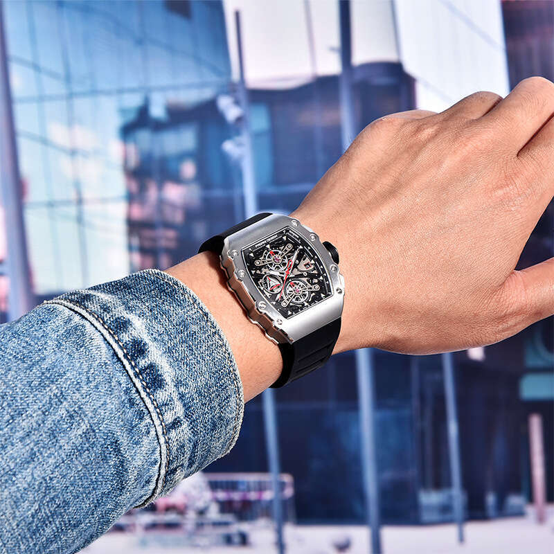 PAGANI DESIGN New Barrel-Shaped Quartz Business Chronograph Men's Watch PD-YS011