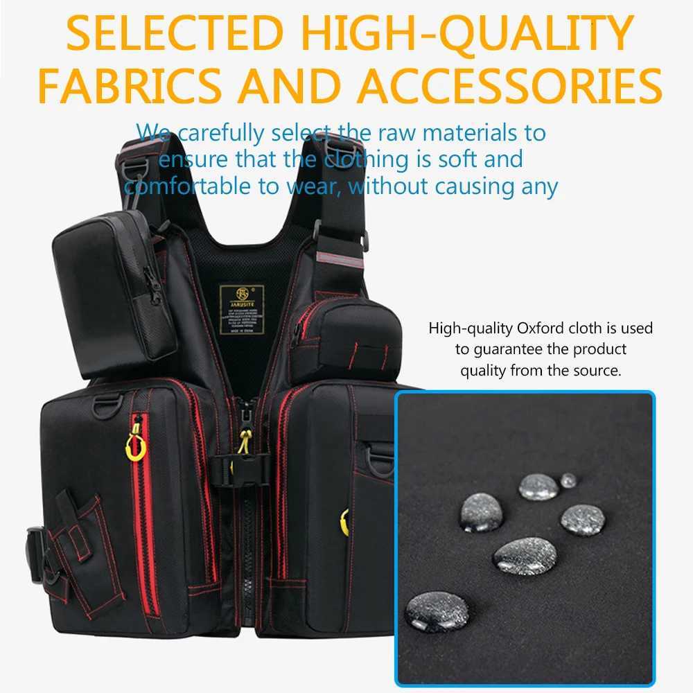 MultiFunctional Life Jacket Vest For Outdoor Fishing A MustHave For Safety Multiple Pockets For Storage Buoyant Material W251029