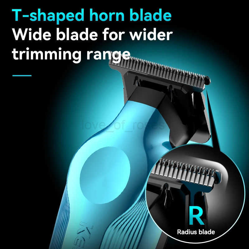 kemei Salon Rechargeable Trimmer Clipper High Speed Motor Barber Hair Trimmer Clipper KM264 Z251029