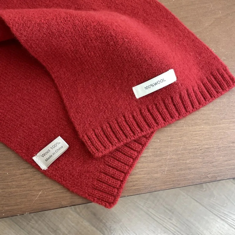 Christmas Scarf Winter Women Warm Long Scarves Shawl Female 1PC Scarf 251029