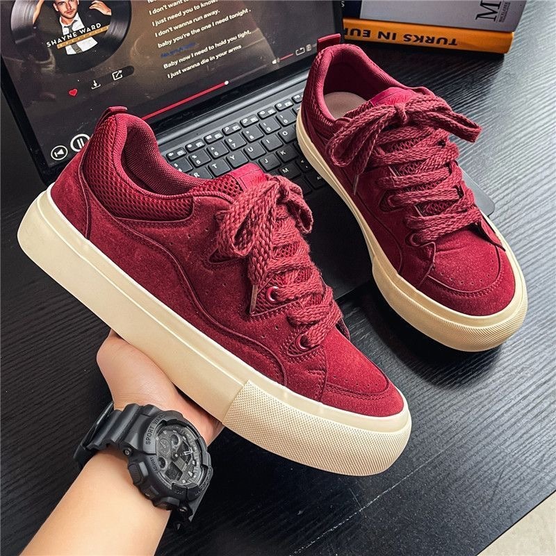 Free Shipping Fashion design Low-top lace-up Skateboard Shoes Sport Casual Shoes for Men