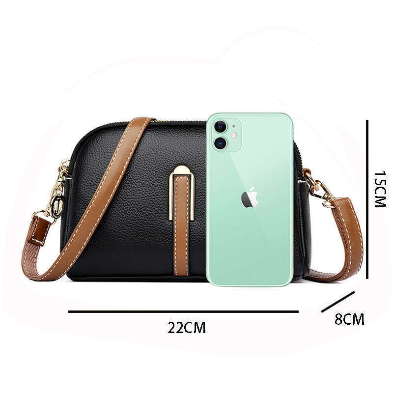 Women's 2025 New Spring Summer Shell Korean Style Simple Shoulder Coin Purse Textured Fashionable Crossbody Small Bag Designer Bag For Women