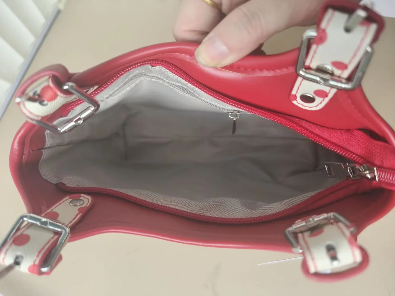 Sweet Transparent Ita Bags for Woman Dot Print Apple Shoulder Bag Underarm Bolso Beautiful Sac Femme Practical Bolsos De Mujer 251029