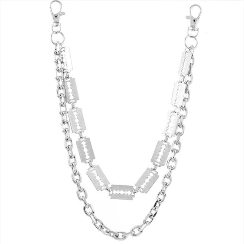 Punk Metal Chain Keychains for Men Women Trouser Jeans Pants Chains Belt 251021