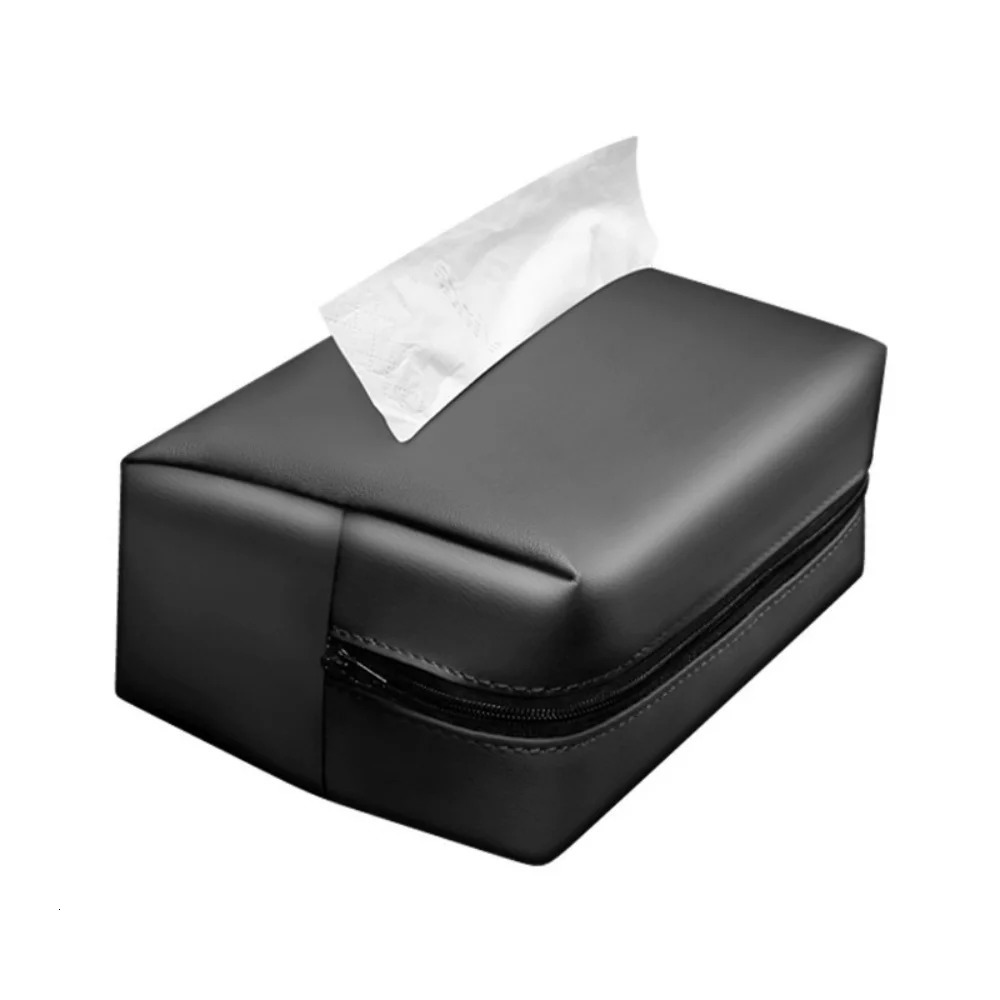 Car Tissue Box Sunshade Seat Backrest Suspension Tissue Box Car Armrest Box Tissue Storage Box With Fix Strap Car Storage 251029