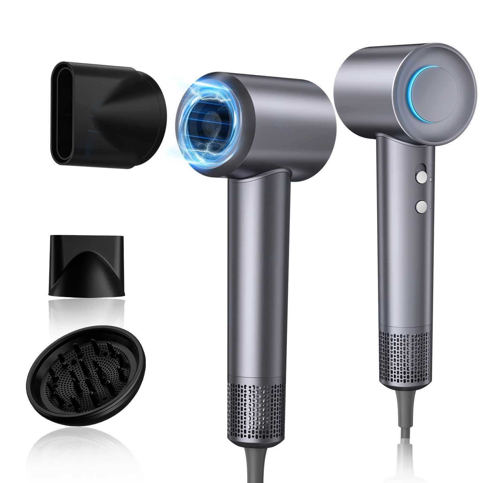 600W Professional Salon Ionic Hair Dryer with LED Light Fast Drying High Speed Hair Dryer Cepillo Secador W251029