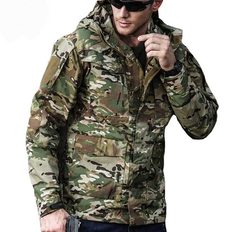 M65 UK Clothes Casual Tactical Windbreaker Men Waterproof Flight Pilot Coat Hoodie Hunting Field Jacket Winter Autumn J251029