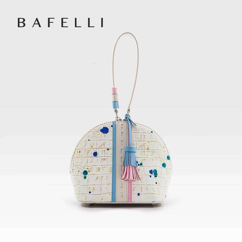 bafelli WOMEN'S NEW BAG ORIGINAL STYLE DESIGNER BRAND HANDBAG TRENDING EVENING FASHION PURSE LEATHER CASUAL COLOR