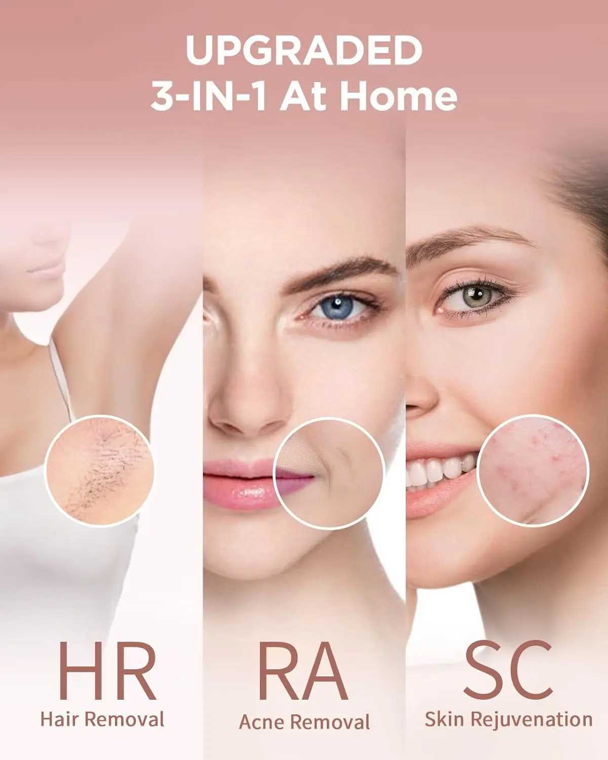 999900 Flashes IPL Hair Removal Safe Permanent Painless Epilator Face Body Arms Leg Whole Body Treament For Men Women Home Use J251117