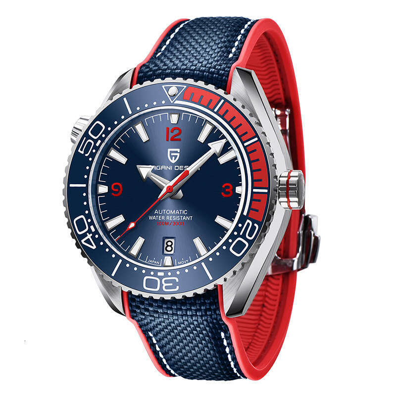 PAGANI DESIGN Fashion Rotatable Digital Bezel Luminous Men's Mechanical Watch PD-1679