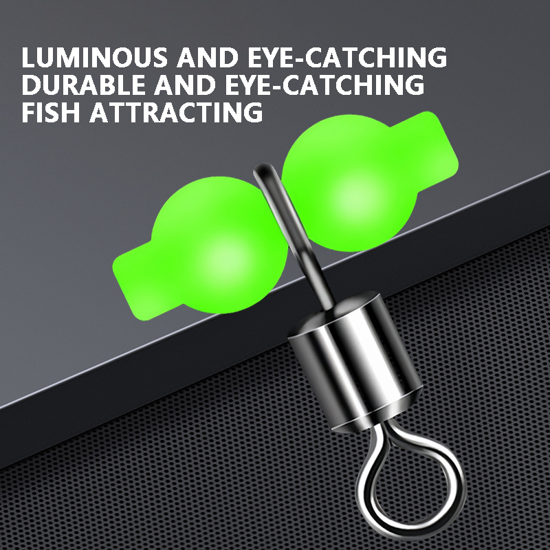 Spot luminous gourd swivel connector manufacturer wholesale outdoor fishing accessories, fishing gear supplies, gourd scales