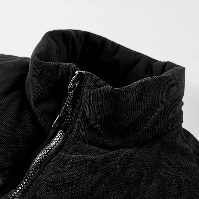 YJKVUR Autumn Winter New Unisex Windproof Vest Men Jacket Sleeveless Casual Coat Down Cotton Warm Thicken Waistcoat Thick Gilet W251029