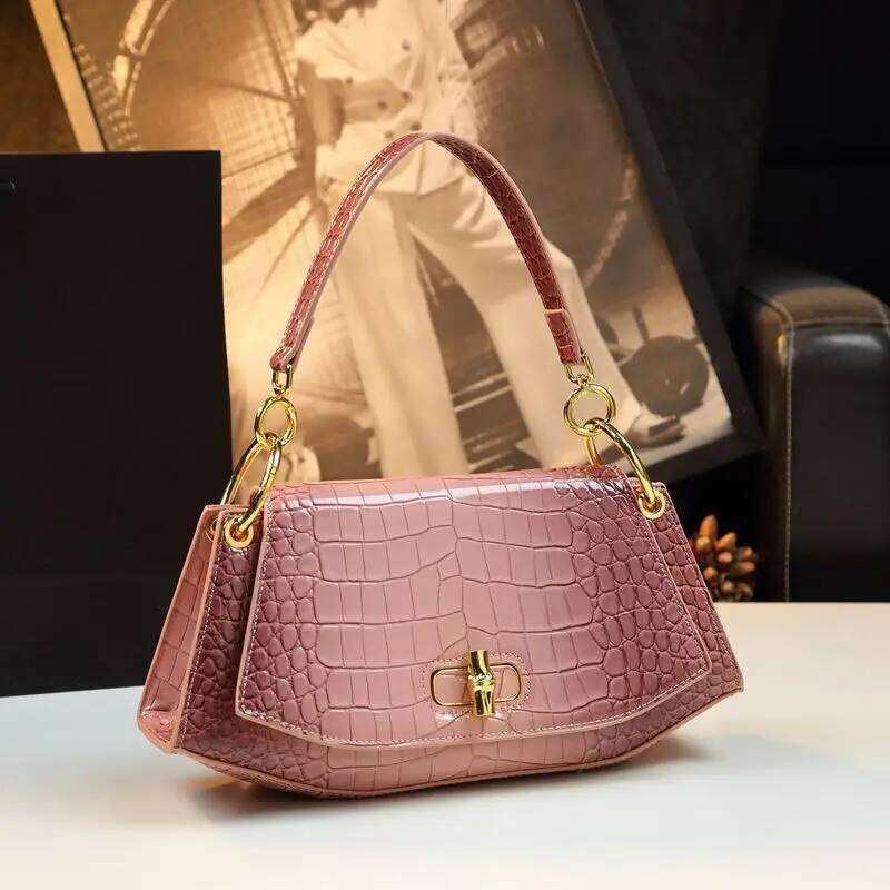 Designer Bags Designer Brand's New Stone Print Design Underarm Leather Shoulder Crossbody Bags For Women Hot Selling
